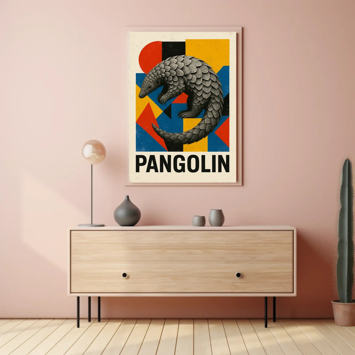 Pangolin Art Poster