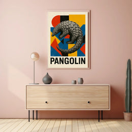 Pangolin Art Poster