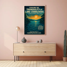 Explore The Tranquility Of Lake Poster