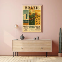Discover Brazil Poster PosterGoat