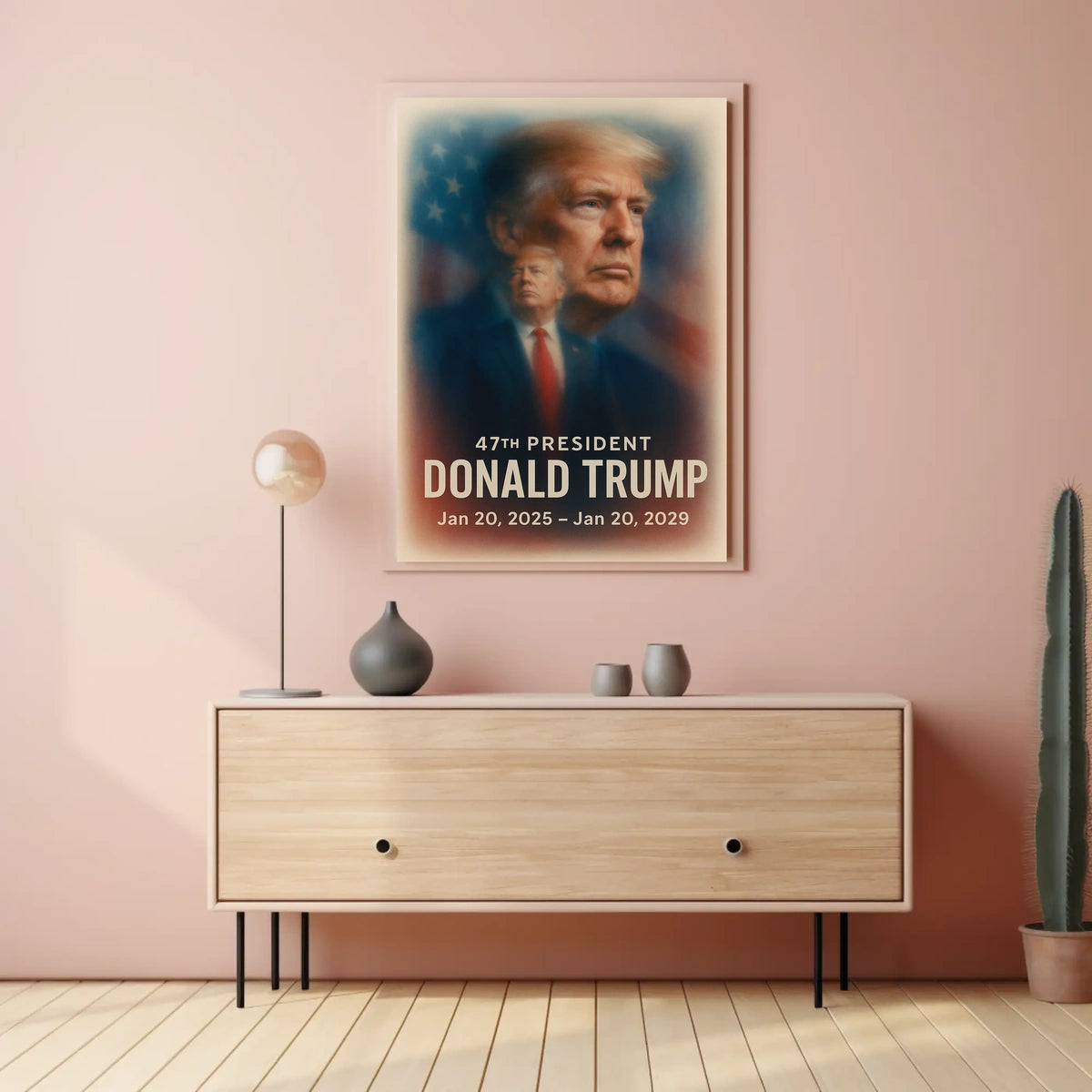 Trump Visionary Leader Pop Art Patriotic Collectors Poster