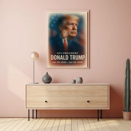 Trump Visionary Leader Pop Art Patriotic Collectors Poster
