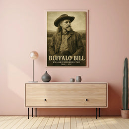 Buffalo Bill Iconic Cowboy Era Historical Poster