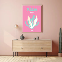 Palm Beach USA Artistic Display Travel Poster PosterGoat