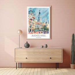 Buenos Aires Cityscape Poster PosterGoat