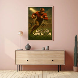 Gridiron Sovereign Football Poster