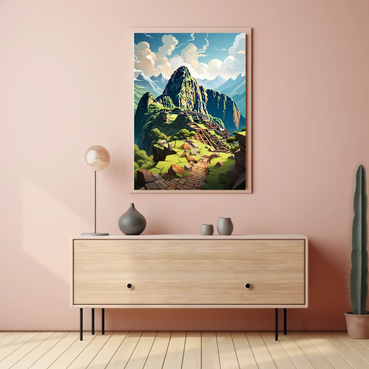 Machu Picchu Adventure Travel Poster