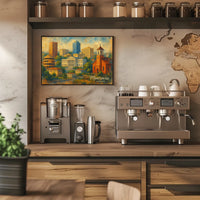 Monrovia Liberia Wanderlust Cityscape Realism Poster