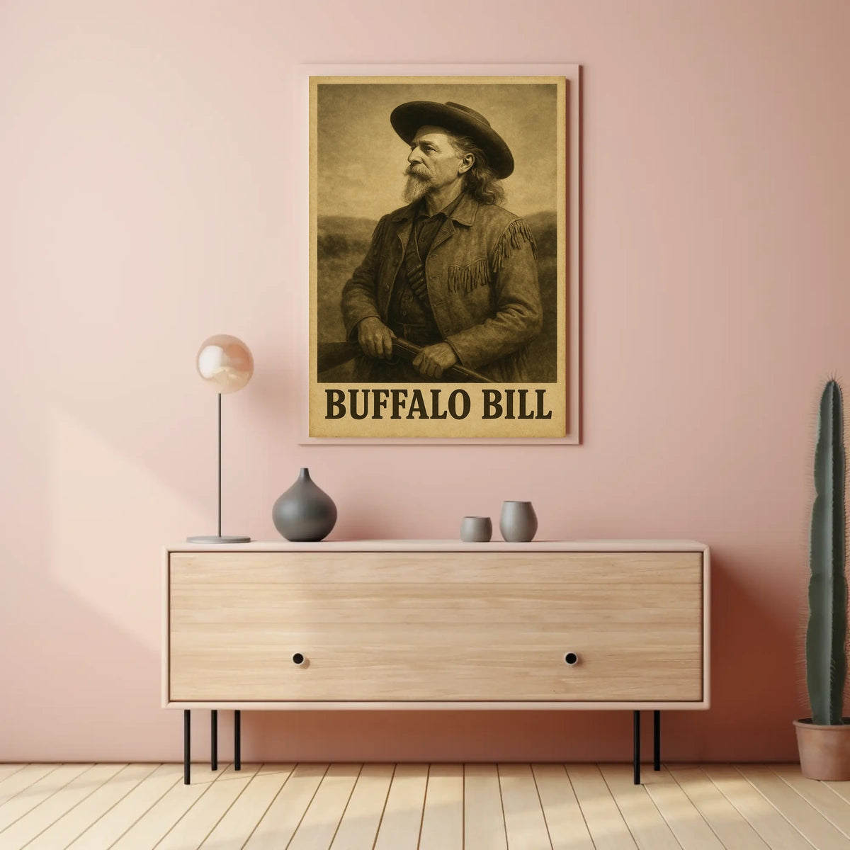 Buffalo Bill Iconic Heritage Depiction Historical or Presidential Poster