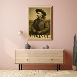 Buffalo Bill Iconic Heritage Depiction Historical or Presidential Poster