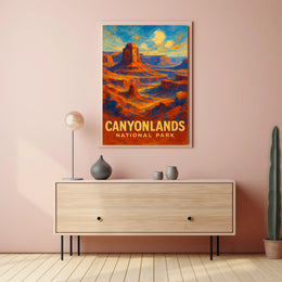 Canyonlands National Park Poster Wall Art Landscape