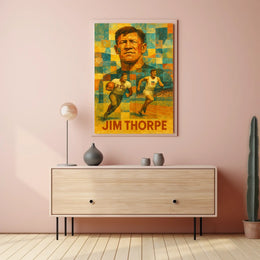 Jim Thorpe Athletic Legend Poster