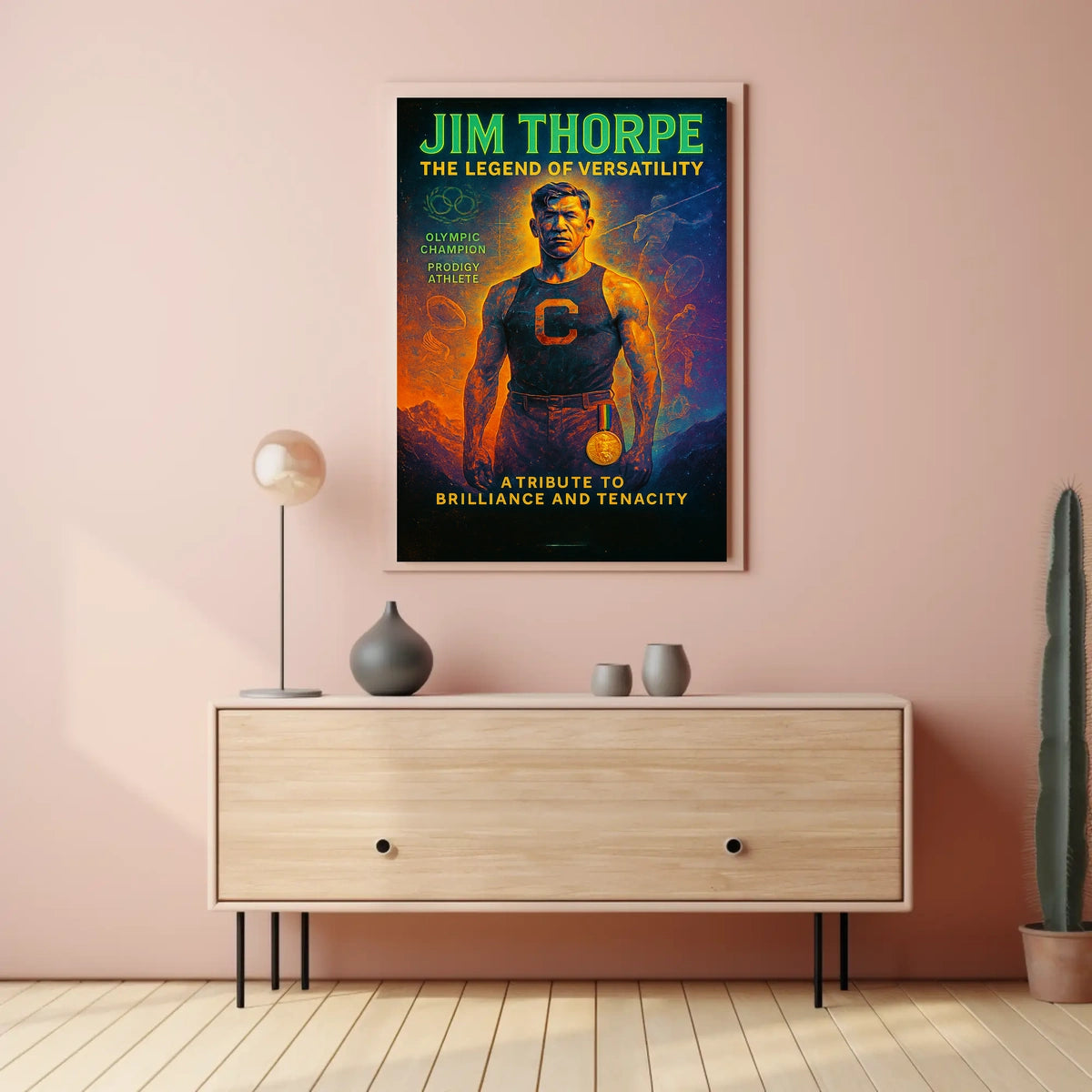 Jim Thorpe The Legend Of Versatility Poster