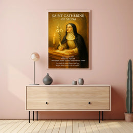 Saint Catherine of Siena Poster PosterGoat