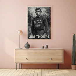 Jim Thorpe Athletic Icon Poster