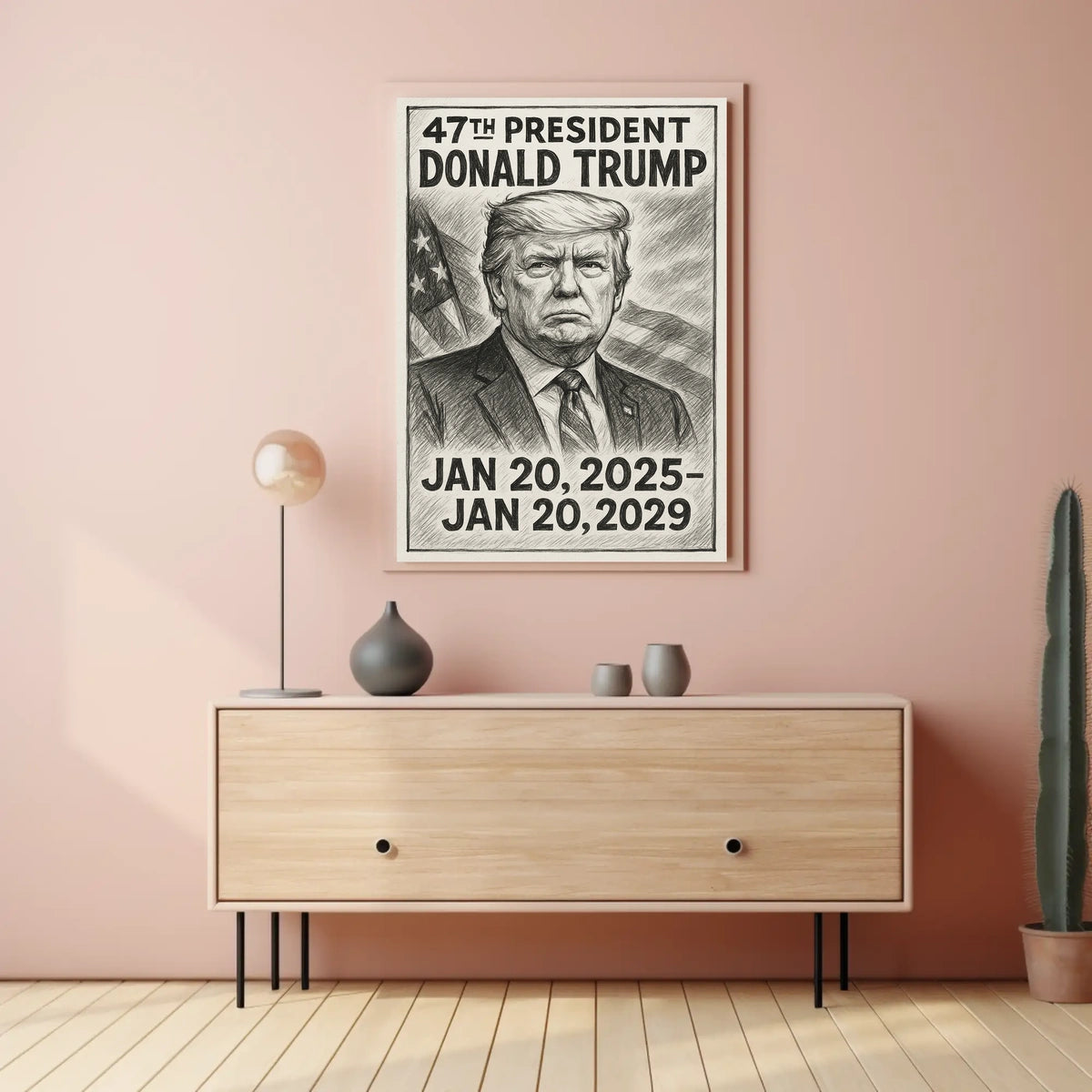 Donald Trump 47th President Poster
