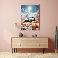 Futuristic Escape Poster PosterGoat