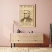 James K Polk Legacy of Leadership Poster Art Print PosterGoat