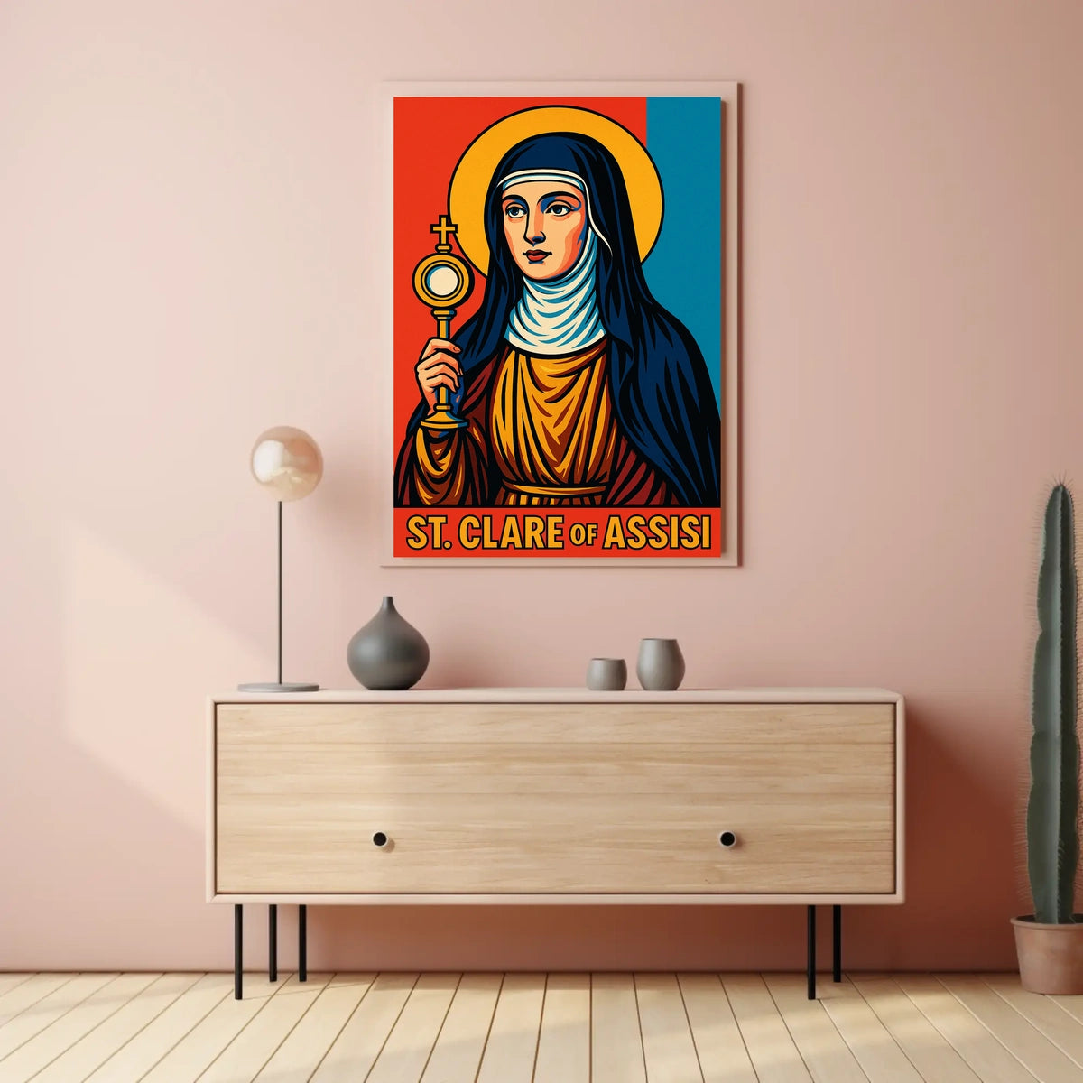 St. Clare of Assisi Poster