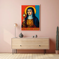 St. Clare of Assisi Poster