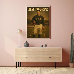 Jim Thorpe Athletic Legend Poster