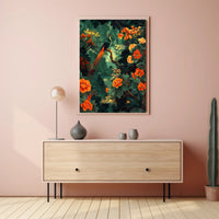 Tropical Paradise Bird Art Print - Animal Poster