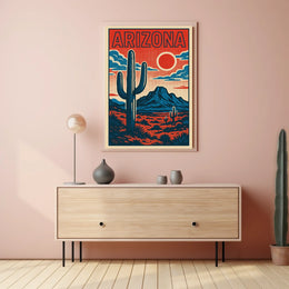 Arizona Desert Landscape Poster
