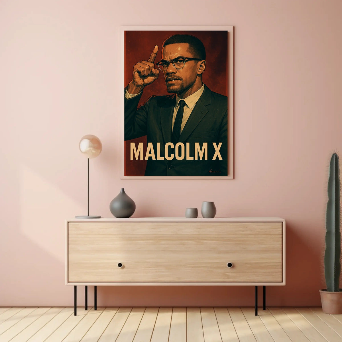 Malcolm X Poster