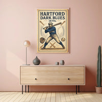 Hartford Dark Blues 1870s Baseball Poster PosterGoat
