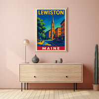 Lewiston, Maine Poster