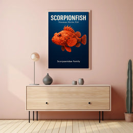 Scorpionfish Venomous Marine Fish Poster PosterGoat