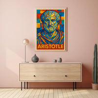 Aristotle Mosaic Art Poster