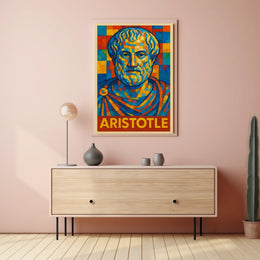 Aristotle Mosaic Art Poster