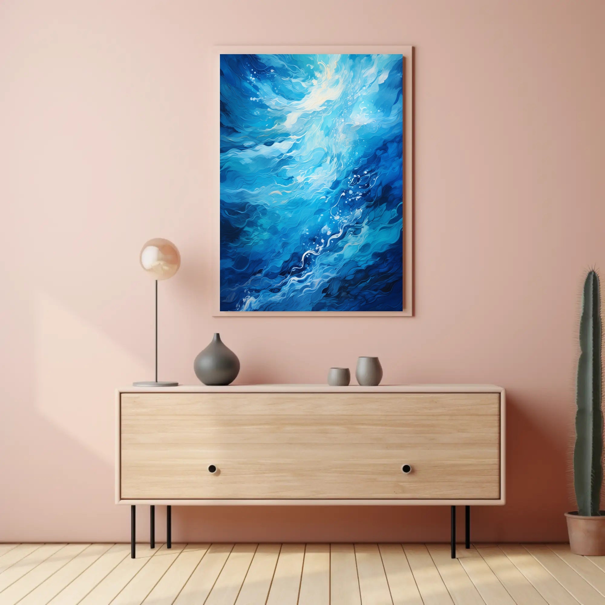 Oceanic Whirl Poster