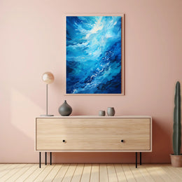 Oceanic Whirl Poster