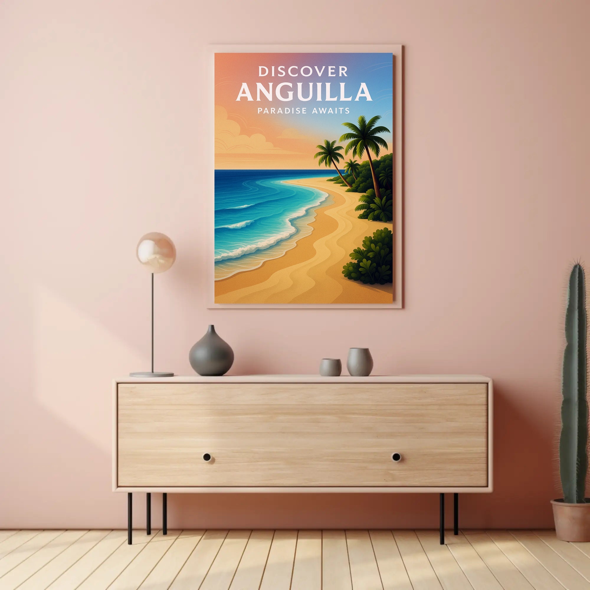 Discover Anguilla Paradise Awaits Poster PosterGoat