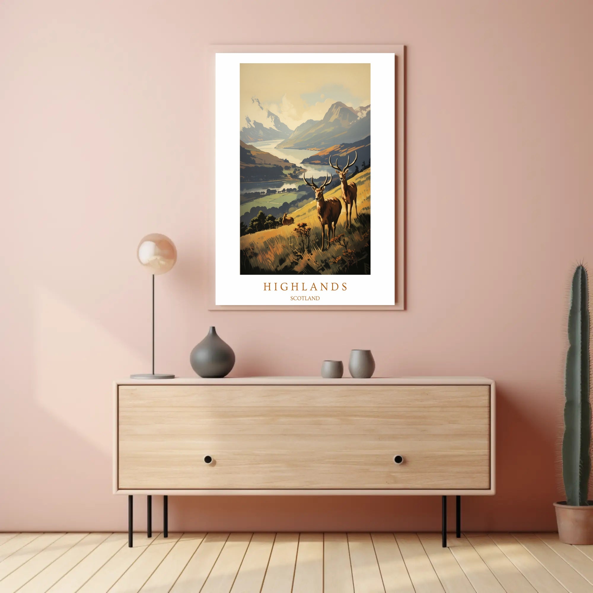 Majestic Highlands Poster PosterGoat