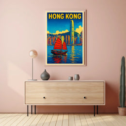 Hong Kong Skyline Poster