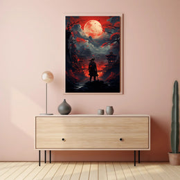Samurai Under The Blood Moon Poster