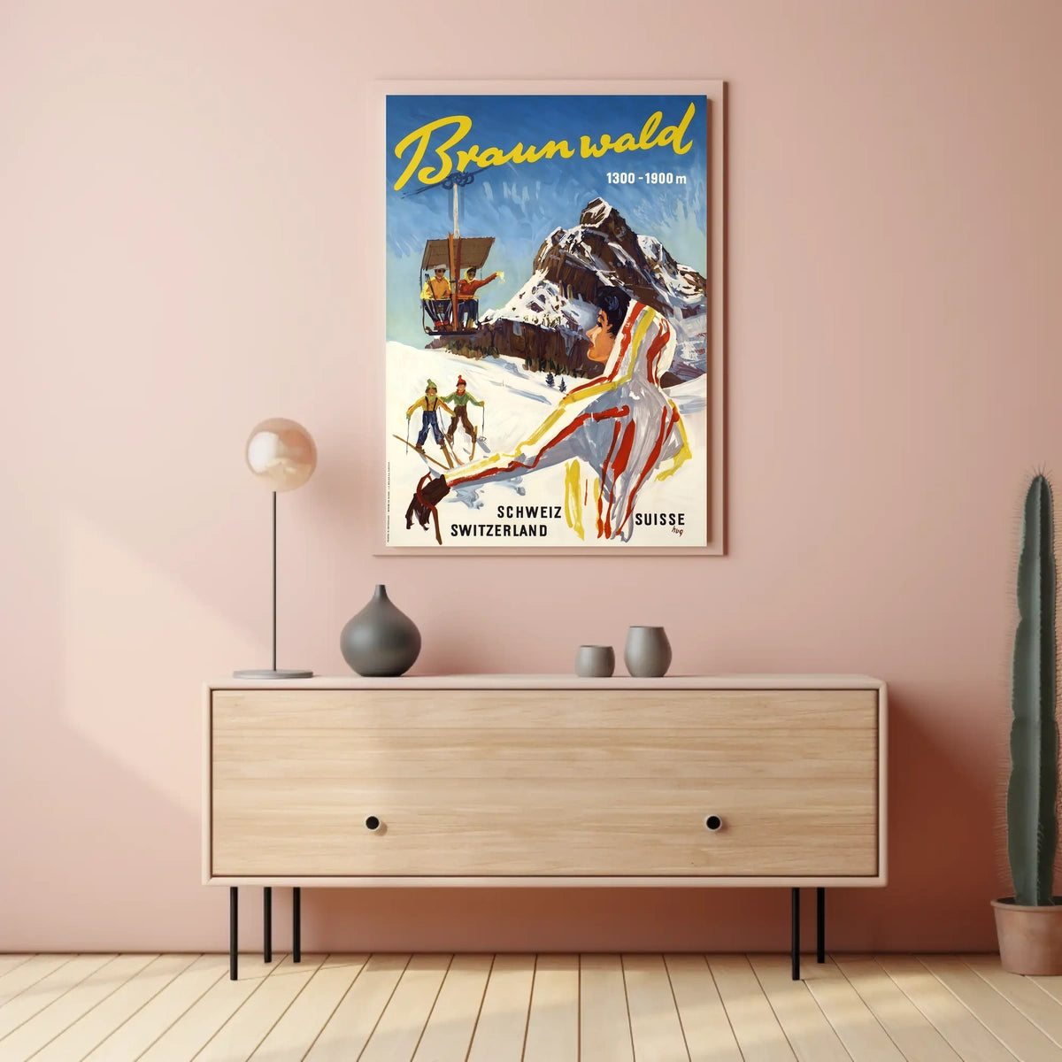 Braunwald Winter Wonderland Poster