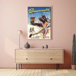 Braunwald Winter Wonderland Poster
