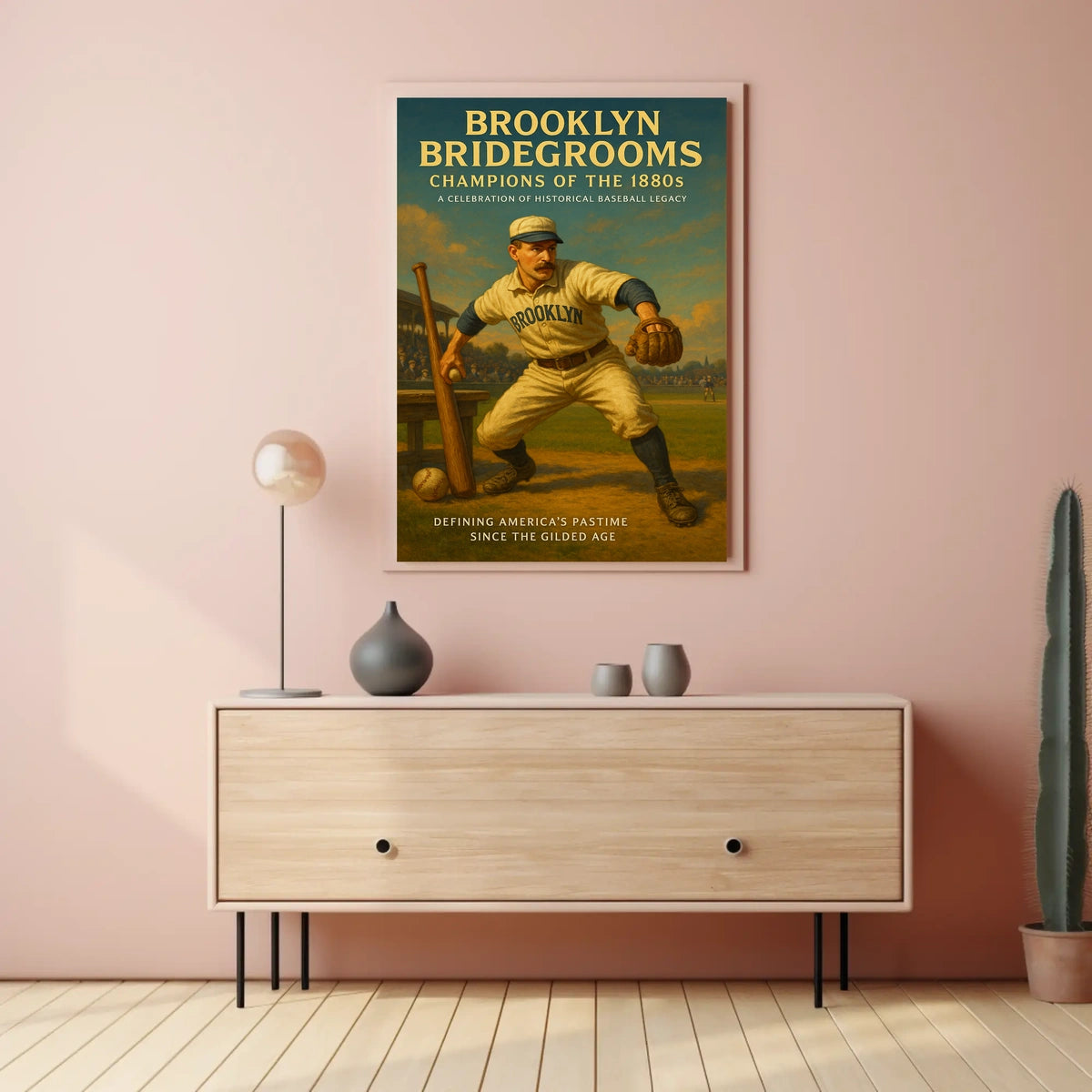 Brooklyn Bridegrooms Champions of the 1880s Poster