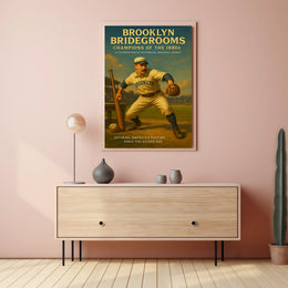 Brooklyn Bridegrooms Champions of the 1880s Poster