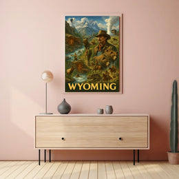 Wyoming Wilderness Adventure Poster