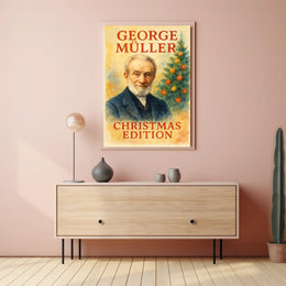 George Müller Holiday Historic Inspired Christmas Festival Poster
