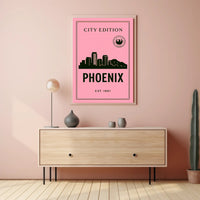 Phoenix City Edition Poster PosterGoat