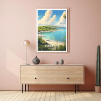 Biscayne National Park Travel Poster Vintage Print