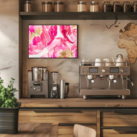 Vibrant Floral Abstraction Poster
