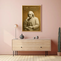 Carl Linnaeus Architect of Botanical Order Poster