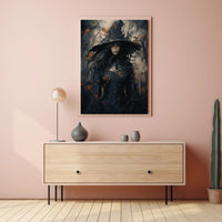 Enigmatic Forest Witch Poster